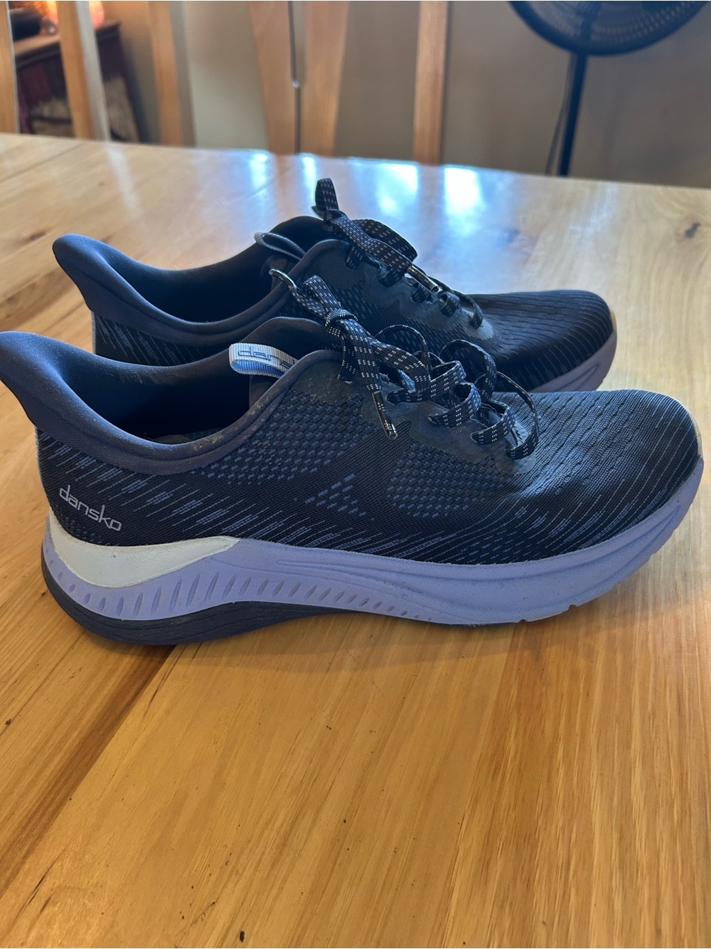 Dansko Navy and Lavender Athletic Sneaker